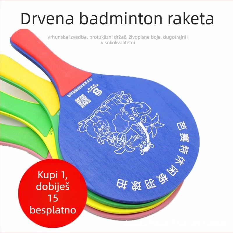 Raketa za stolni tenis Dance Sail – drvena osnova, guma straight glue, izravni udar