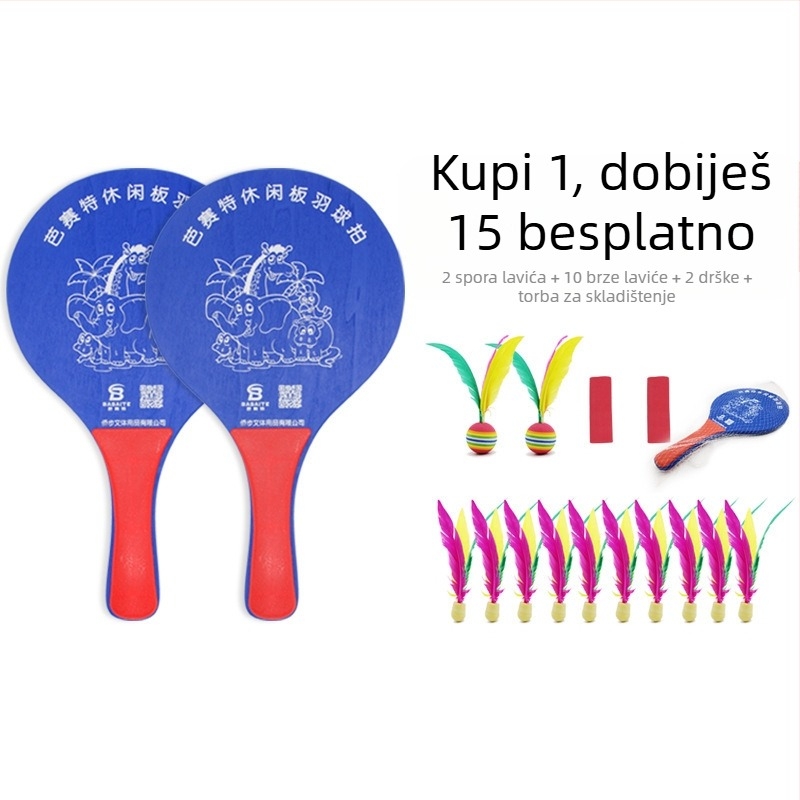 Raketa za stolni tenis Dance Sail – drvena osnova, guma straight glue, izravni udar