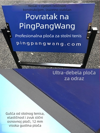 Povratna ploča za stolni tenis za kućnu vježbu – profesionalni povratnik, samostalno vježbanje