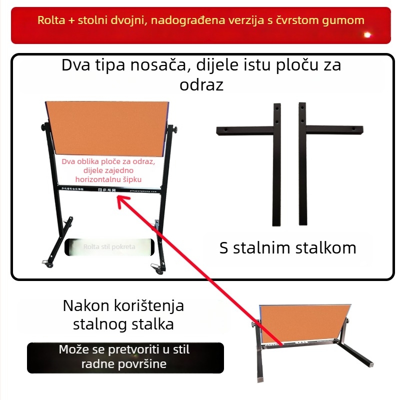 Povratna ploča za stolni tenis za kućnu vježbu – profesionalni povratnik, samostalno vježbanje
