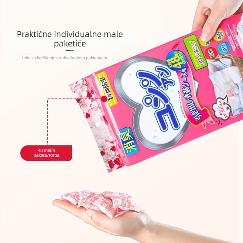 Kamfor kuglice za garderobu, ružin miris, repelent protiv insekata, protiv plijesni, pakiranje 200 komada