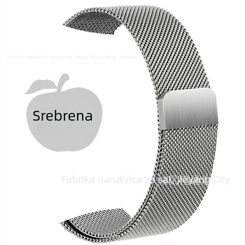 Nerđajući čelični Milanese remen za Apple Watch s magnetskim kopčom — 30 g, moderan stil