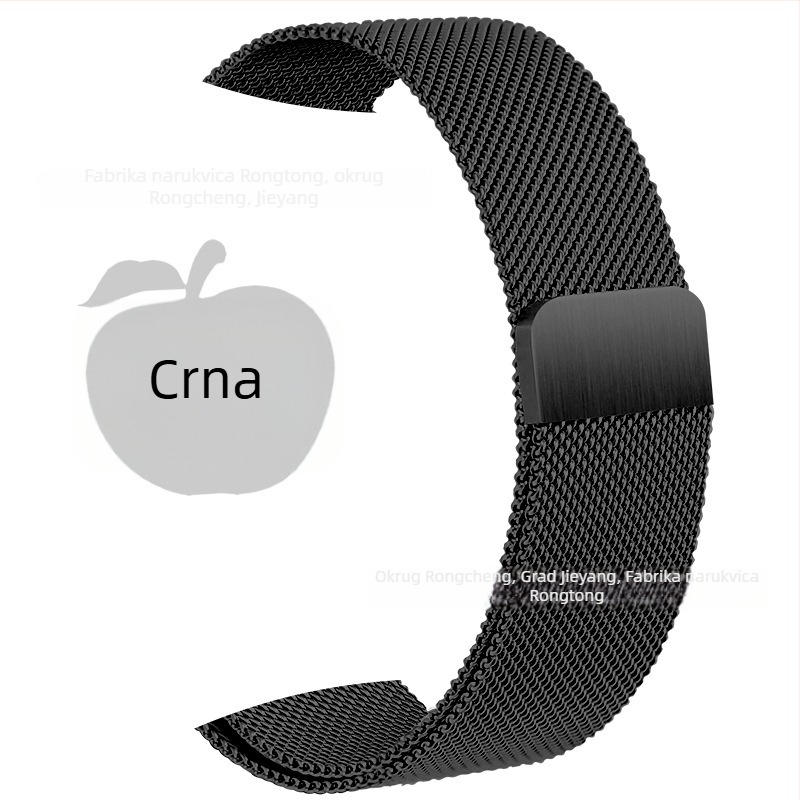 Nerđajući čelični Milanese remen za Apple Watch s magnetskim kopčom — 30 g, moderan stil