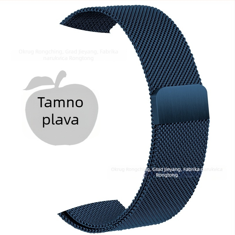 Nerđajući čelični Milanese remen za Apple Watch s magnetskim kopčom — 30 g, moderan stil