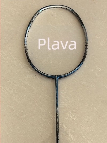 Raketa za badminton s okvirom od punog karbonskog vlakna, ultralak 75–79 g, debljina drške G-5, direktan udarac, najlonske strune