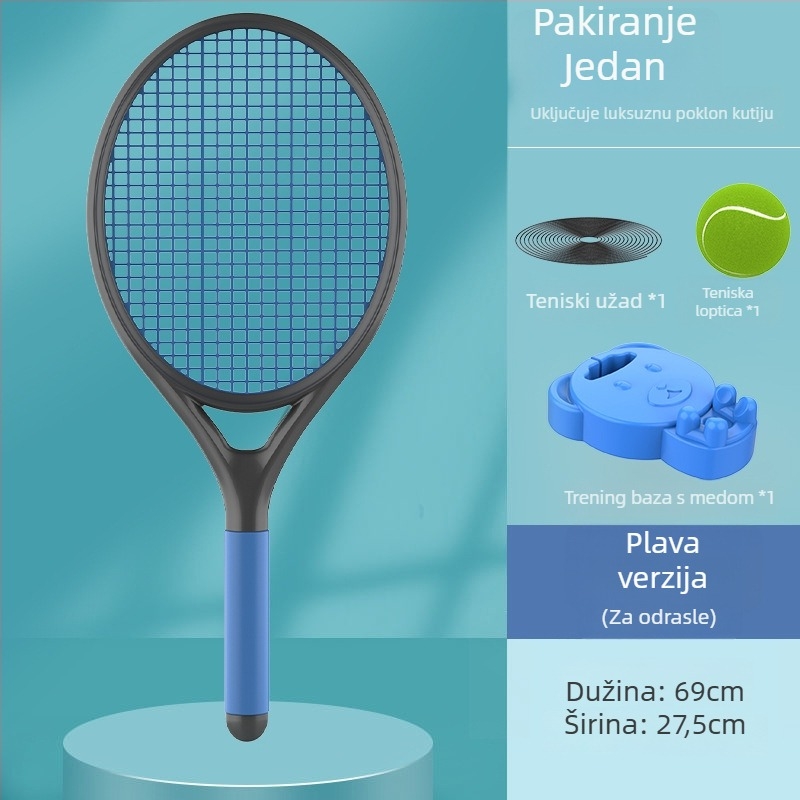 Meipin Dragon Teniski trener — okvir od aluminijske legure, najlonske uzice, samostalni trening s linijom odskoka, set za početnike