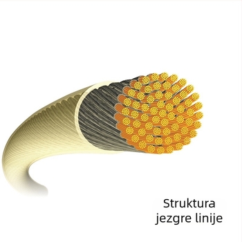 TAAN TT8600 poliester tenis šnura, šesterokutni presjek, duljina 200 m
