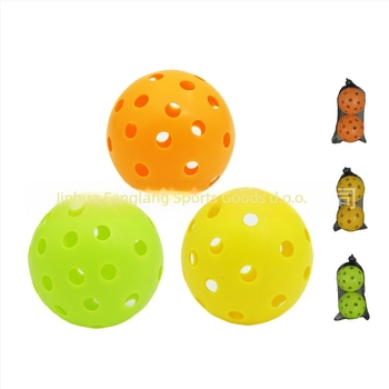Pickleball lopta za vanjski trening, 40 rupa, TPES materijal, masa 23 g