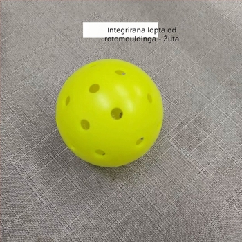 Vanjska pickleball lopta, PE materijal, 40 rupa, rotomoldirana, 24 g