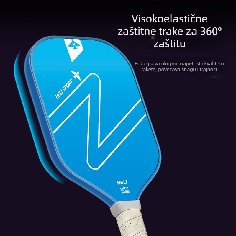 Set reketa za pickleball od karbonskih vlakana - Heli Sporting Goods, 220 g