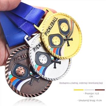 Medalja od cinkovog legura za članove, prilagodljiva s tiskanim logotipom, 40 g