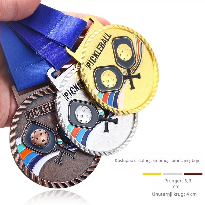 Medalja od cinkovog legura za članove, prilagodljiva s tiskanim logotipom, 40 g