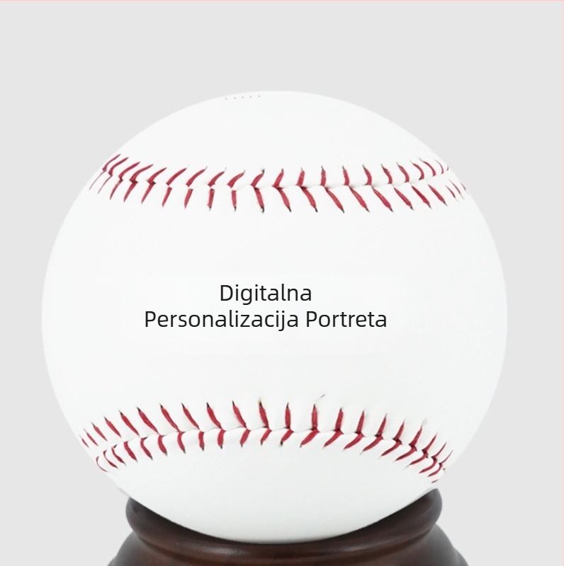Otidas baseball lopta s logom vlastoručno potpisanog portreta, PVC materijal, sitotisk i reljefni tisak, mogućnost prilagodbe