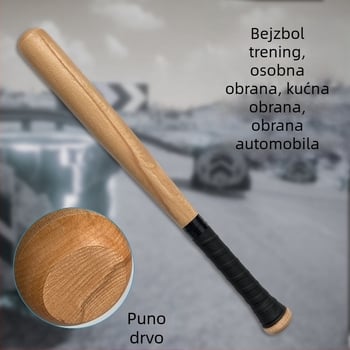 Bukova baseball palica, 64 cm, za djecu, mlade i odrasle – trening