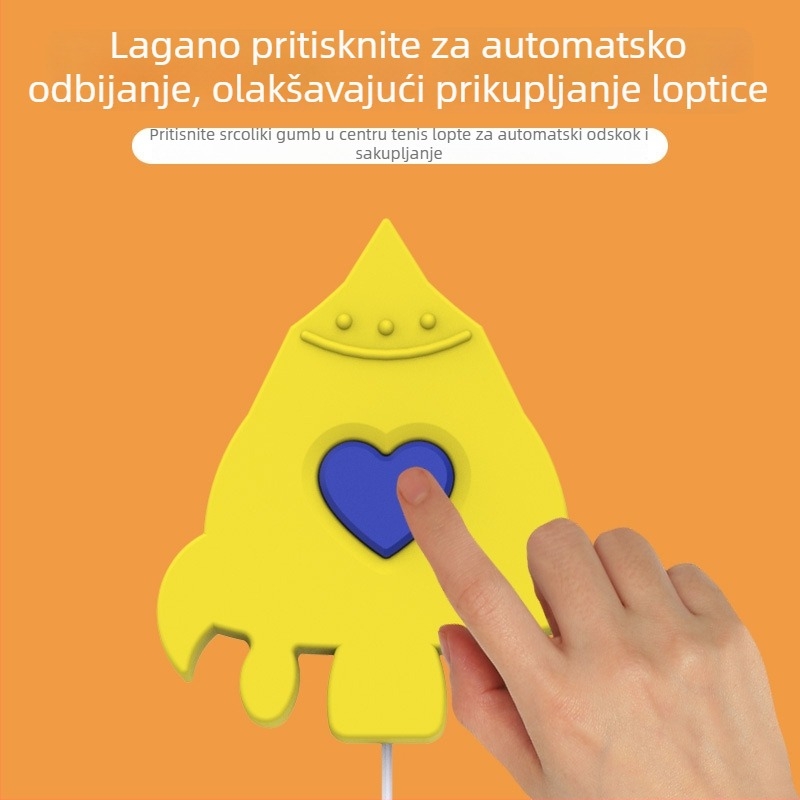 Rocket dječji viseći trener za stolni tenis za unutarnji okvir vrata – interaktivna senzorna igra roditelj-dijete, ABS materijal, kategorija stolni tenis, pogodno za fitness opremu i sportske trendove