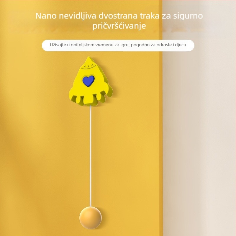 Rocket dječji viseći trener za stolni tenis za unutarnji okvir vrata – interaktivna senzorna igra roditelj-dijete, ABS materijal, kategorija stolni tenis, pogodno za fitness opremu i sportske trendove