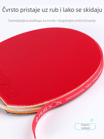 Huieson raketa za stolni tenis s spužvastom zaštitom ruba i trakom za rub, debljina 1–2 mm, mogućnost ispisa logotipa