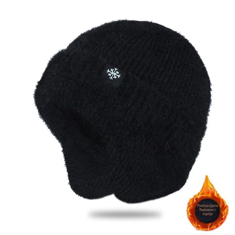 Zimska pletena kapa s zaštitom za uši protiv vjetra, unisex za odrasle, vanjska sportska pokrivalica za glavu, Tingxuan tkanina, uzorak 69850