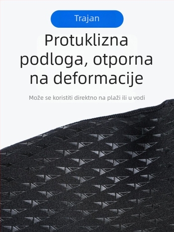 Sbart/Shabbat ronilačke čarape, 3 mm neopren, 90% neopren / 10% najlona, otporne na rezanje, protuklizne