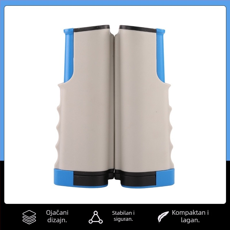 Prijenosni okvir mreže za stolni tenis, univerzalni, PVC/ABS, teleskopska duljina 190 cm, otvor za pričvršćivanje 5 cm