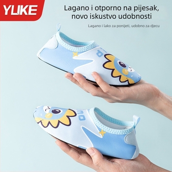 Dječje cipele za hodanje uz rijeku, gornji dio od najlona + kože, EVA potplat, gumena srednja podloga, prozračne