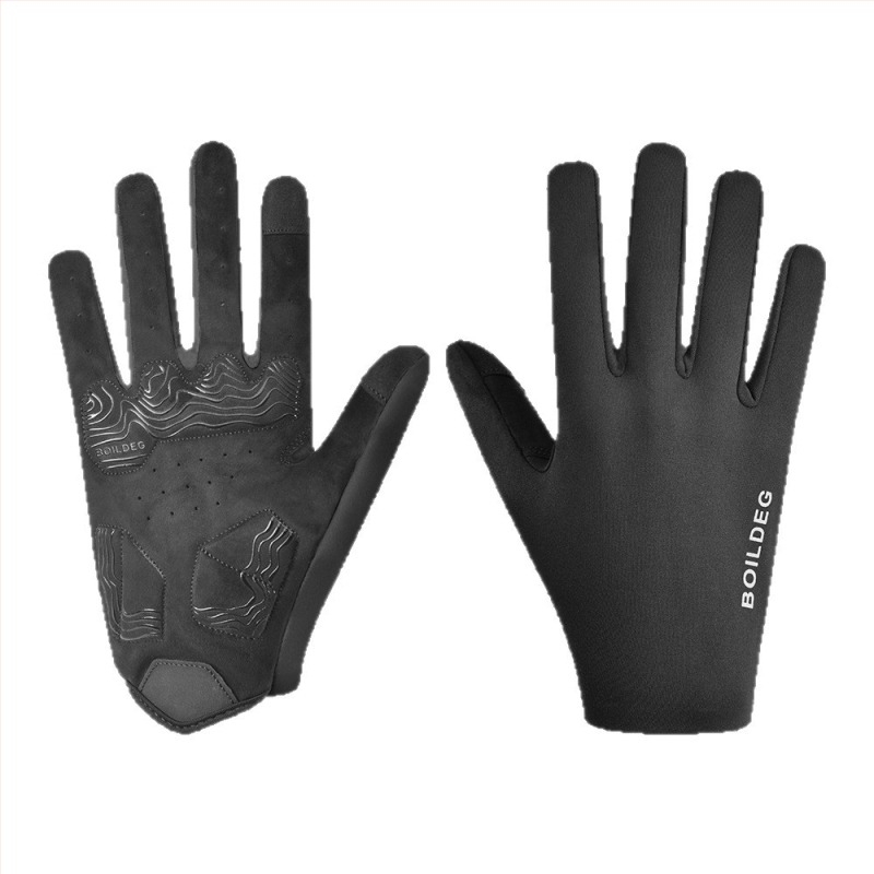 Boodun rukavice za vožnju biciklom – s punim prstom, tople, prozračne, protivklizne, s dodirnim zaslonom (Materijali: Suede, Neoprene, Silikon, Filling Sponge)