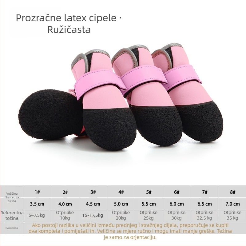 hcpet Cipele za pse — prozračne, otporne na habanje, poliester, za pse