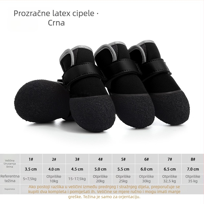 hcpet Cipele za pse — prozračne, otporne na habanje, poliester, za pse