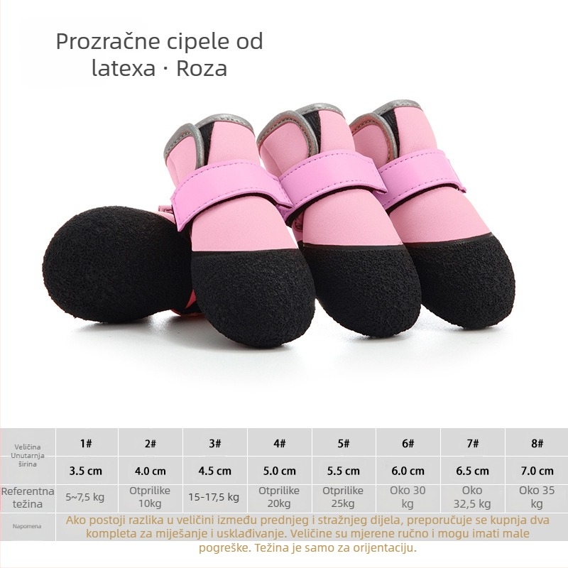 Cipele za pse - poliester, otporne na habanje, prozračne, HCpet marka, za pse