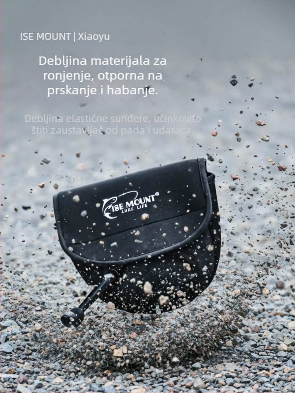 Zaštitna navlaka za spining kolut — vodootporna, ojačana, s Velcro pokrovom za štap