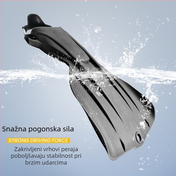 Duge ronilačke peraje s podesivim oprugama – profesionalna oprema za duboko ronjenje, snažan potisak