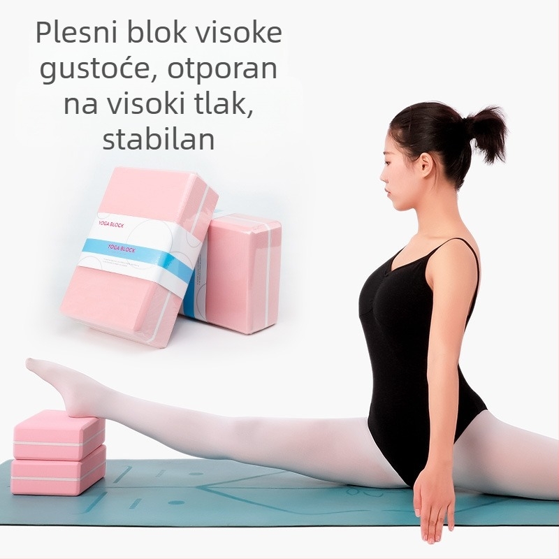 Joga blok Firebird, 420 g, EVA visoke gustoće, prugasti uzorak