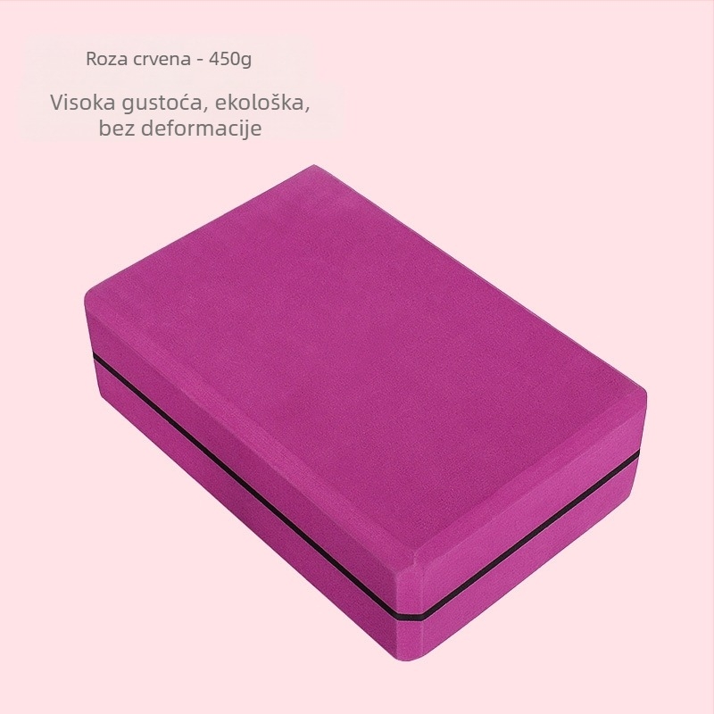 Joga blok Firebird, 420 g, EVA visoke gustoće, prugasti uzorak