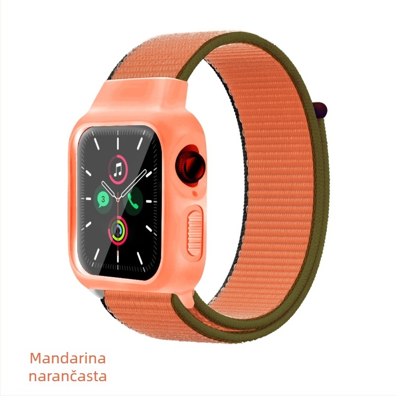 Integrirano zaštitno kućište i najlonska Loop narukvica za Apple Watch 41/45 mm
