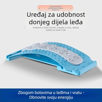 Pojas za istezanje s magnetskom trakacijom za donji dio leđa — podrška kralježnici, poravnavanje i masaža leđa