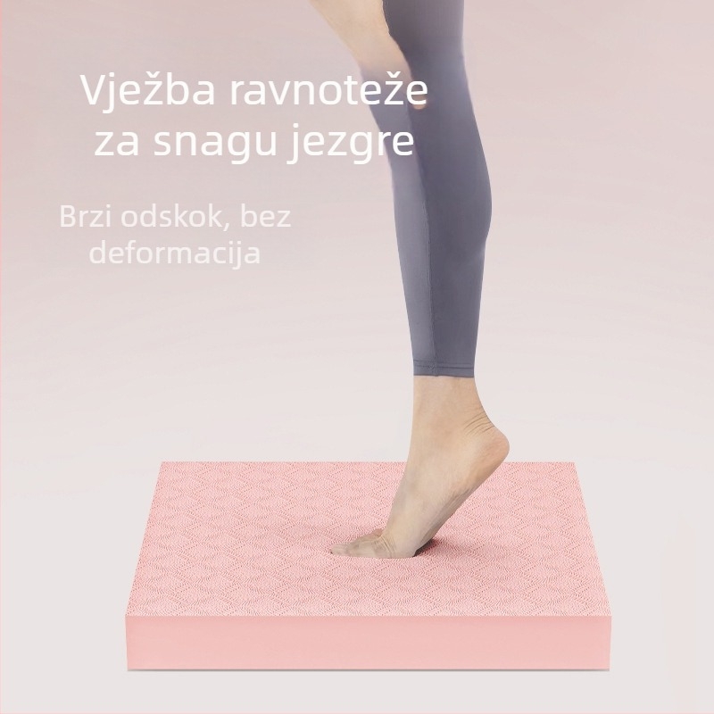 Three Brahma joga podloga – TPE, 900 g, 4 mm, prilagođena privatna oznaka, ravnoteža i trening jezgre