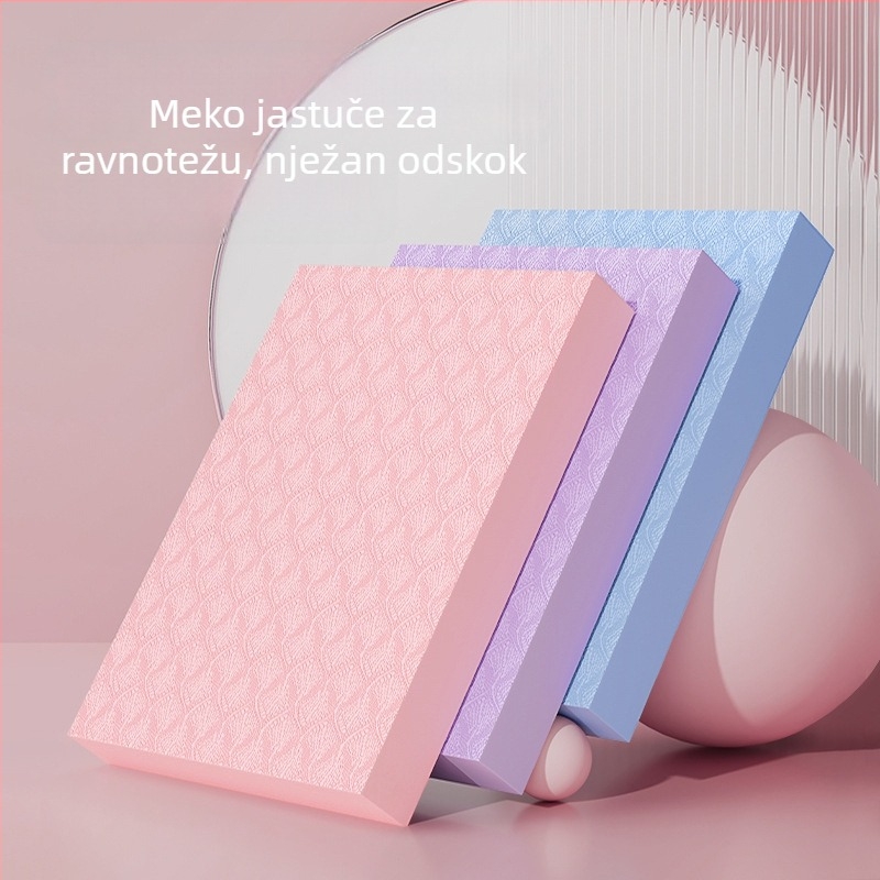 Three Brahma joga podloga – TPE, 900 g, 4 mm, prilagođena privatna oznaka, ravnoteža i trening jezgre