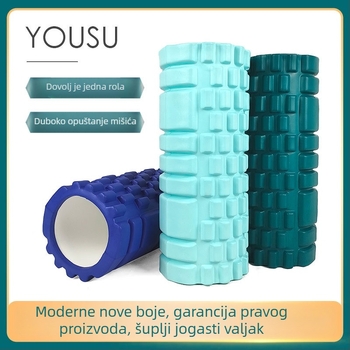 YOUSU Pomoć za jogu: Mace EVA pjena, šuplja cijev, masaža mišića i opuštanje, 3D dizajn
