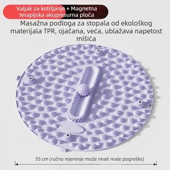 Kružna akupresurna ploča za masažu stopala – masažni mat za unutarnje trčanje, joga pomagala Three Brahma, podrijetlo Fujian