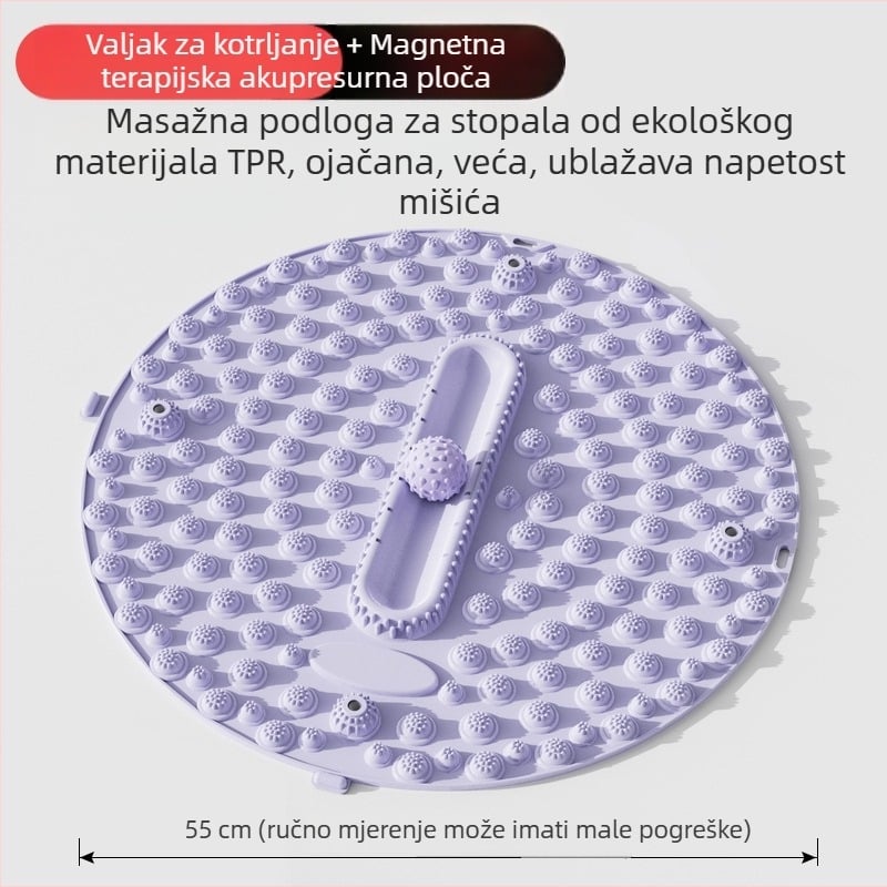 Kružna akupresurna ploča za masažu stopala – masažni mat za unutarnje trčanje, joga pomagala Three Brahma, podrijetlo Fujian
