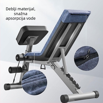 Mikrovlaknani ručnik za fitness, upija znoj, brzo suši, 300 g, mogućnost ispisa logotipa