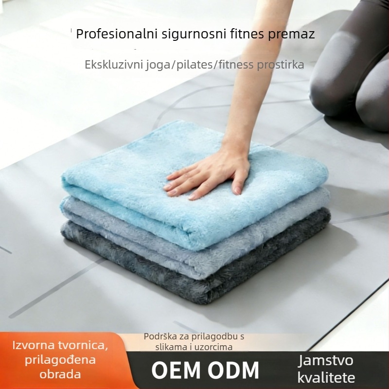 Mikrovlaknani ručnik za fitness, upija znoj, brzo suši, 300 g, mogućnost ispisa logotipa