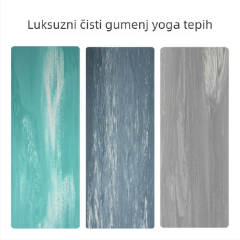 Dvoslojna gumena joga prostirka, protuklizna, otporna na trošenje, debljina 5 mm