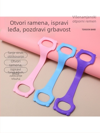 8-figurni napinjač za otvorene ramena i oblikovan leđa – Materijal: TPR, 40×9