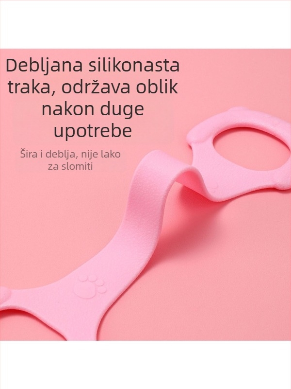 8-figurni napinjač za otvorene ramena i oblikovan leđa – Materijal: TPR, 40×9