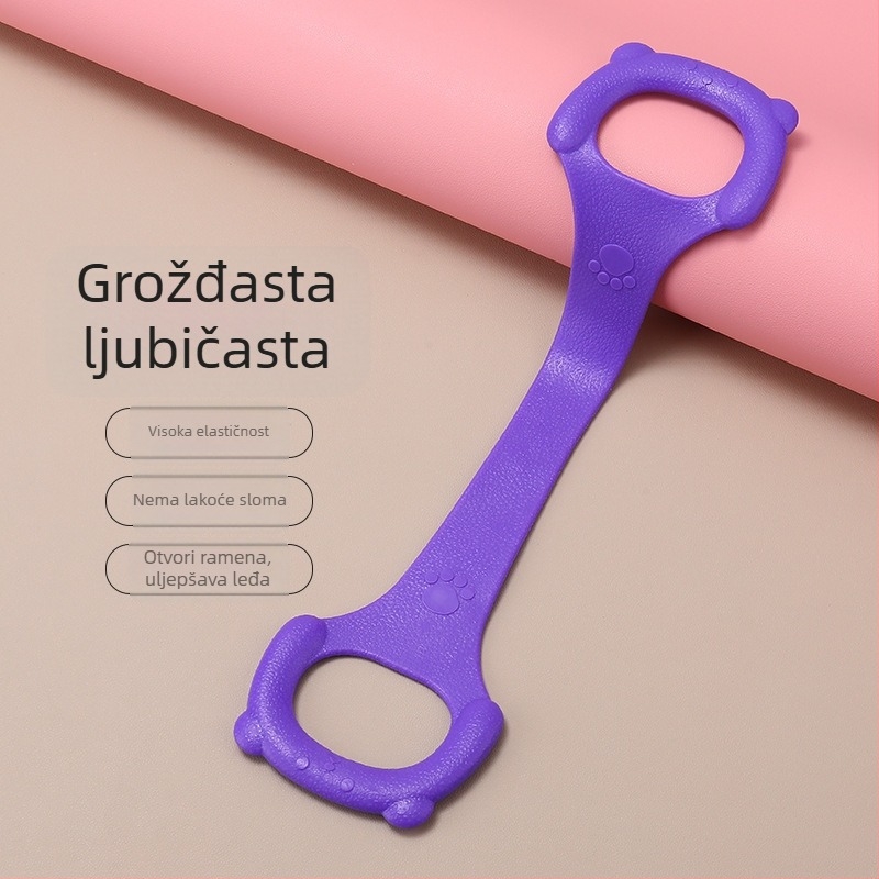 8-figurni napinjač za otvorene ramena i oblikovan leđa – Materijal: TPR, 40×9