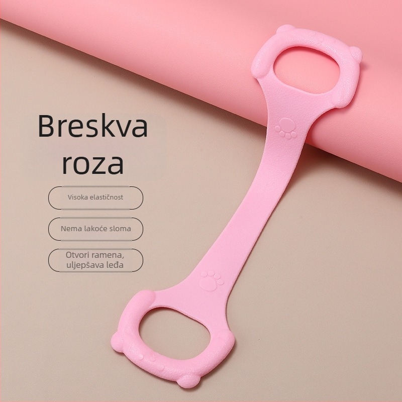 8-figurni napinjač za otvorene ramena i oblikovan leđa – Materijal: TPR, 40×9