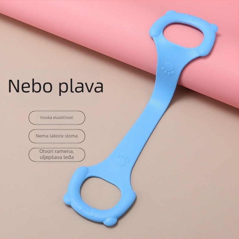 8-figurni napinjač za otvorene ramena i oblikovan leđa – Materijal: TPR, 40×9