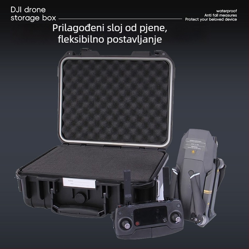 ABS plastična kutija za alat s vodootpornom i otporom na prašinu zaštitom, za električare i skladištenje instrumenata, velik kapacitet