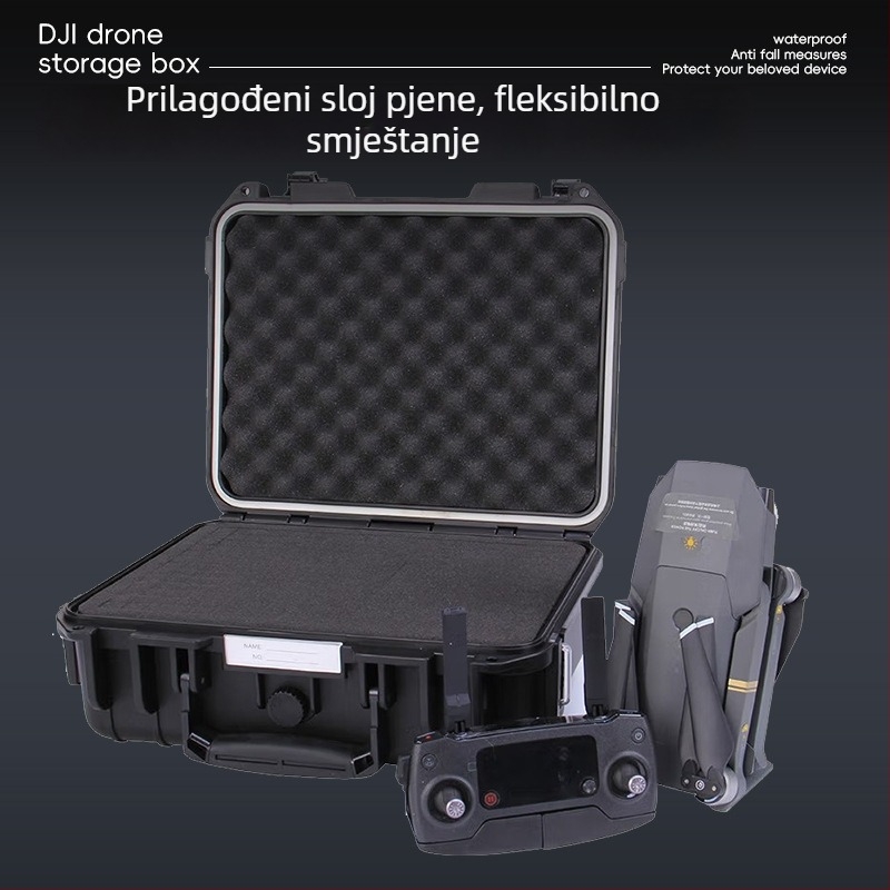 ABS plastična kutija za alat s velikim kapacitetom, vodootporna i otporna na prašinu, zaštitna kutija za precizne instrumente